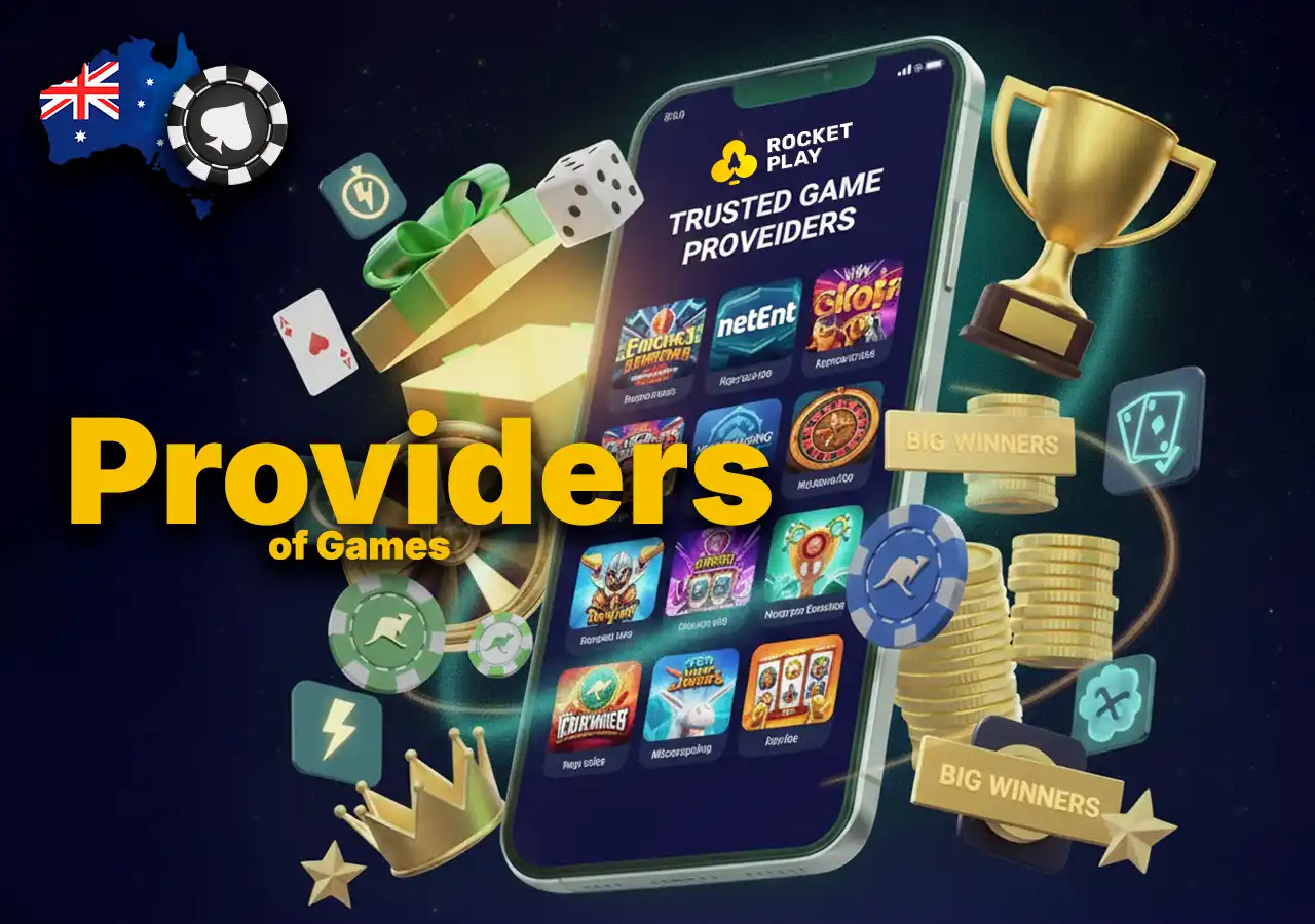 Trusted Game Providers in RocketPlay App – Top Slots and Tables