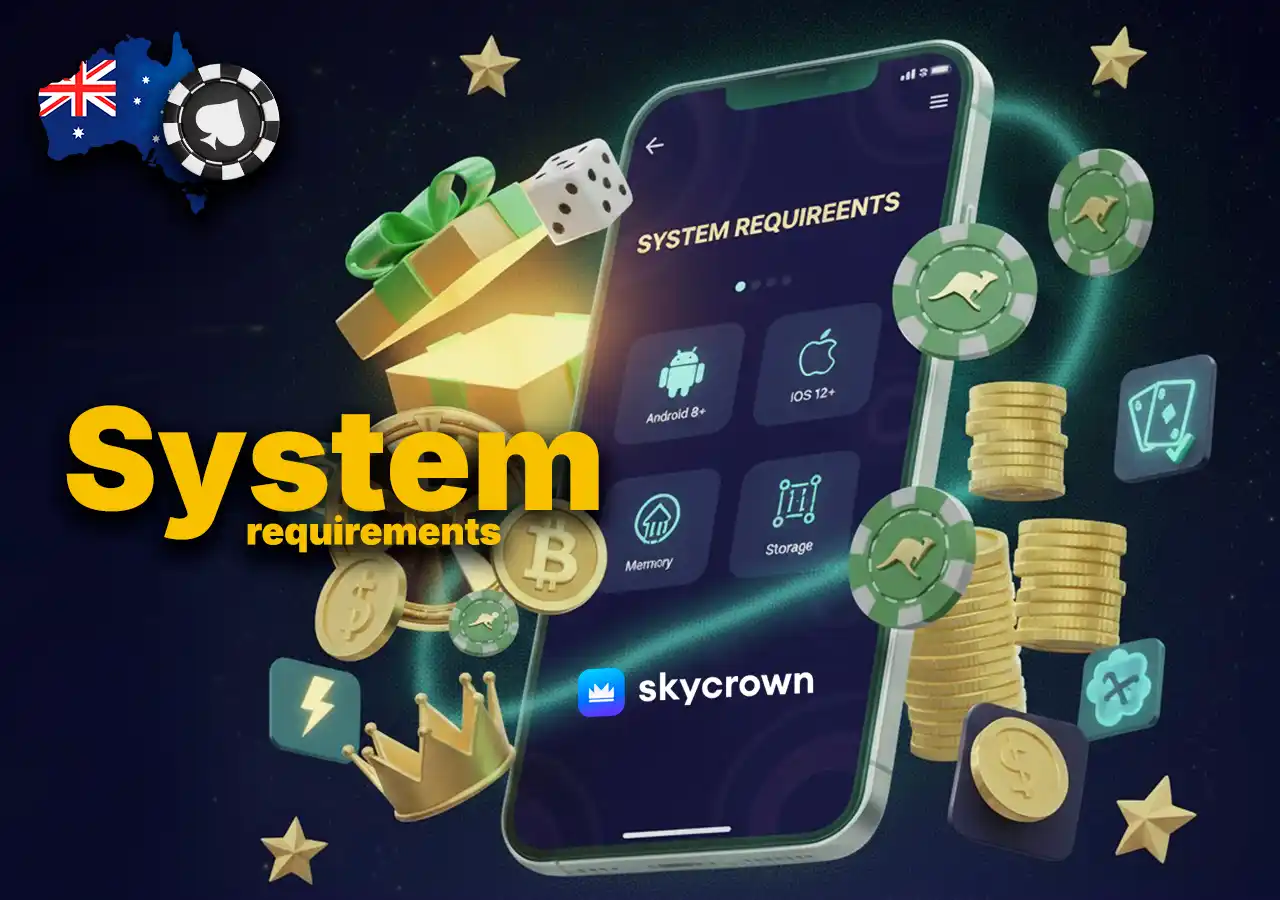System Requirements for casino App – Android & iOS