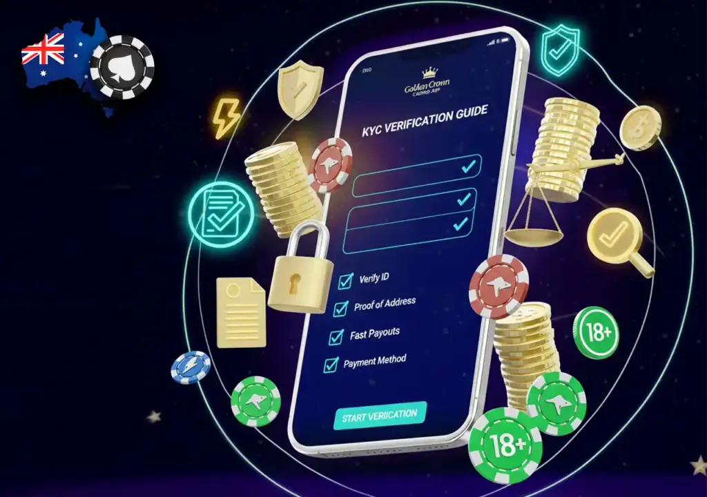 ID card icon and checkmark symbol representing identity verification